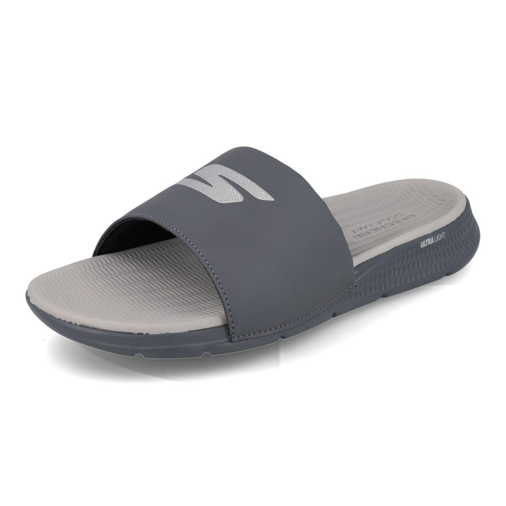 Skechers Chinelo GO CONSISTENT 229030BR-GRY Cinza Escuro Sint_7_999999992516303_